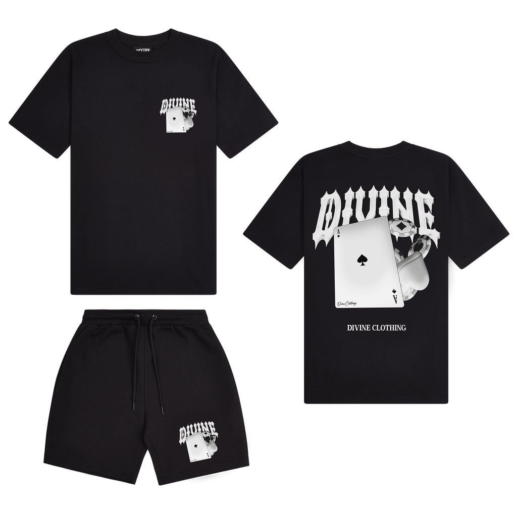 ACE SHORTS SET - BLACK