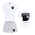 ACE SHORTS SET - WHITE/GREY