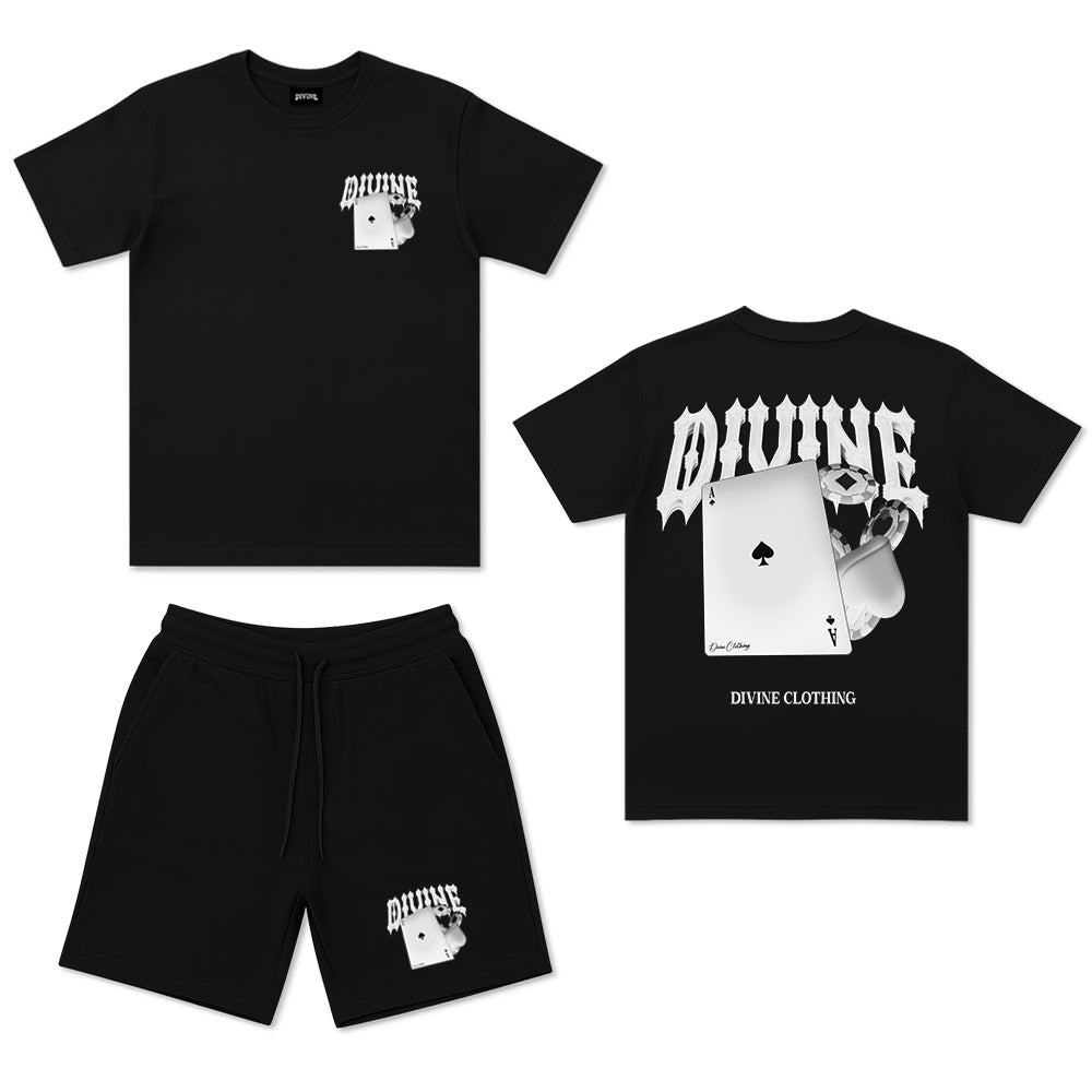 ACE SHORTS SET - BLACK