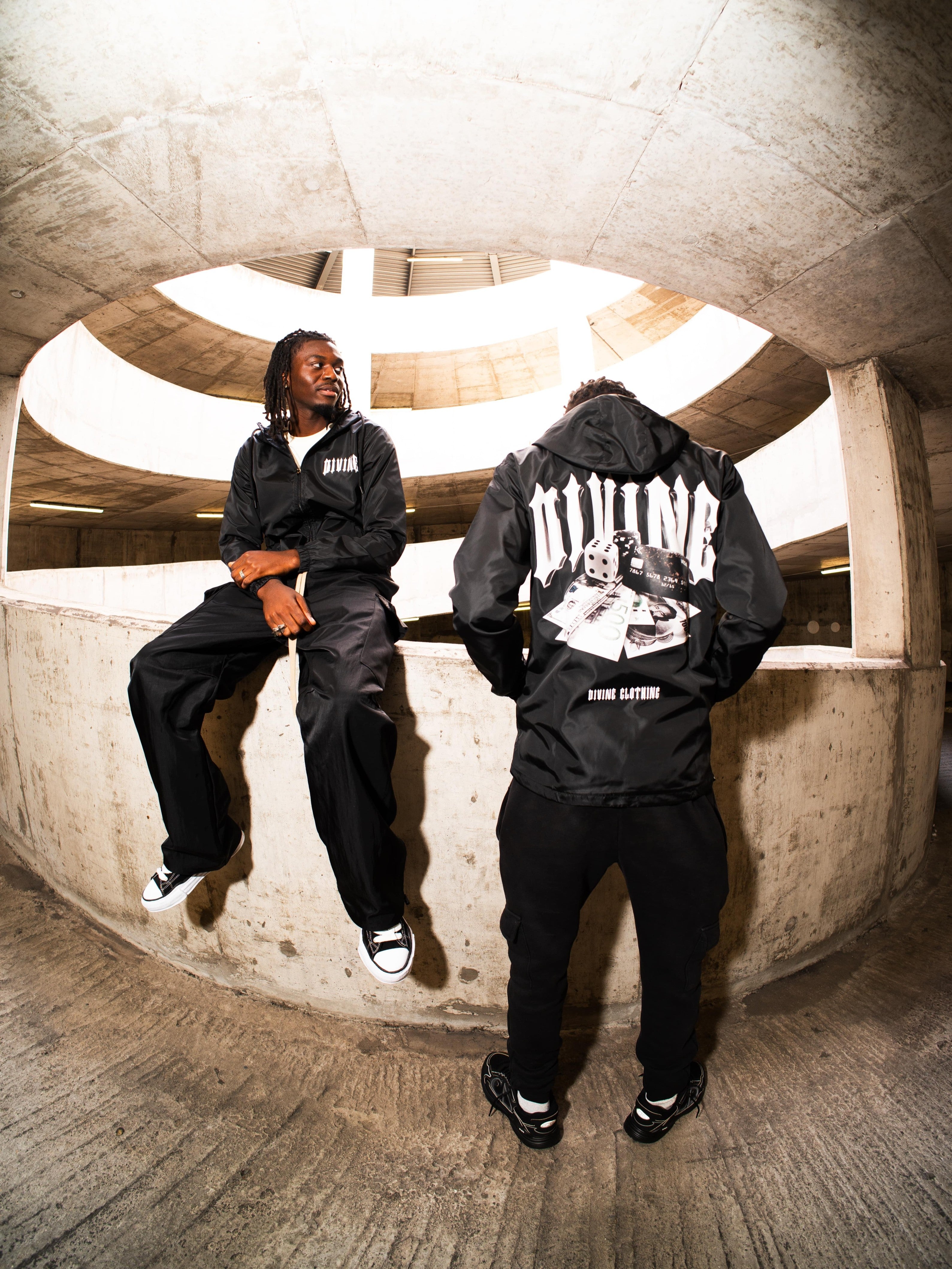 JACKPOT WINDBREAKER - BLACK