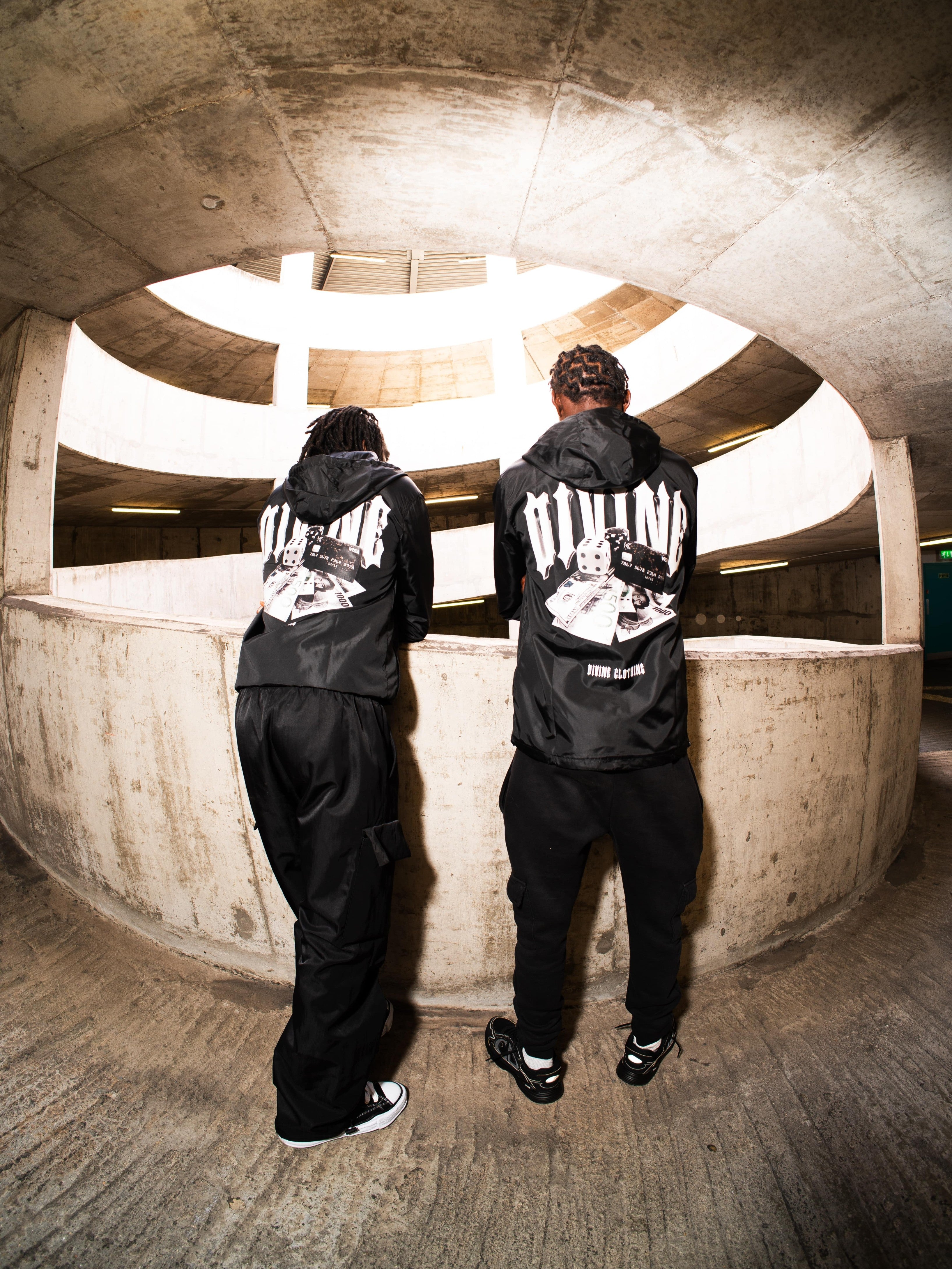 JACKPOT WINDBREAKER - BLACK