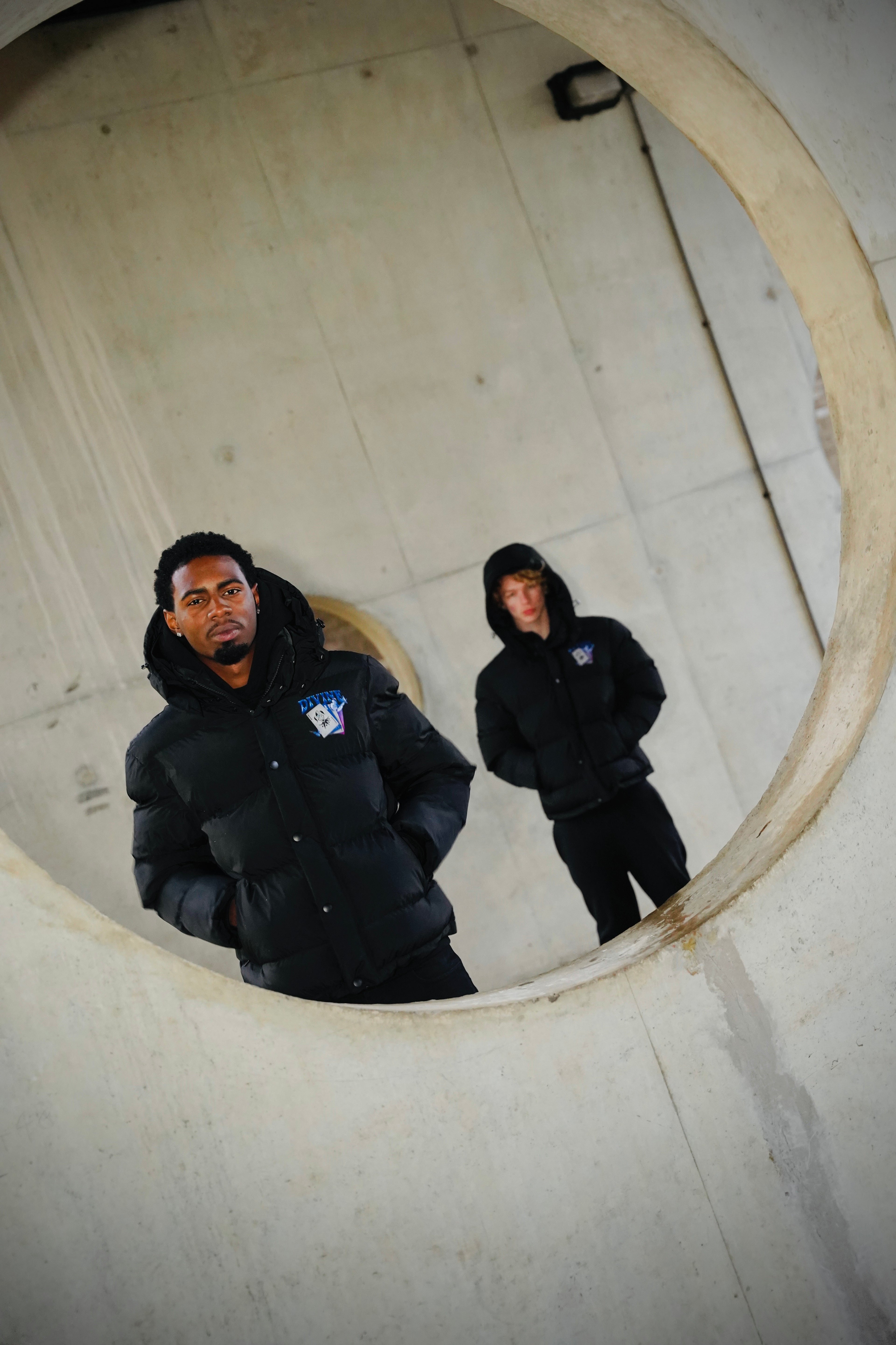 JOKER PUFFER JACKET - BLACK