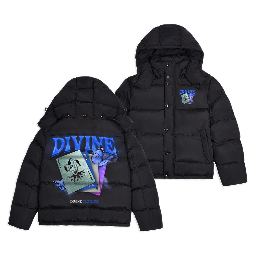JOKER PUFFER JACKET - BLACK