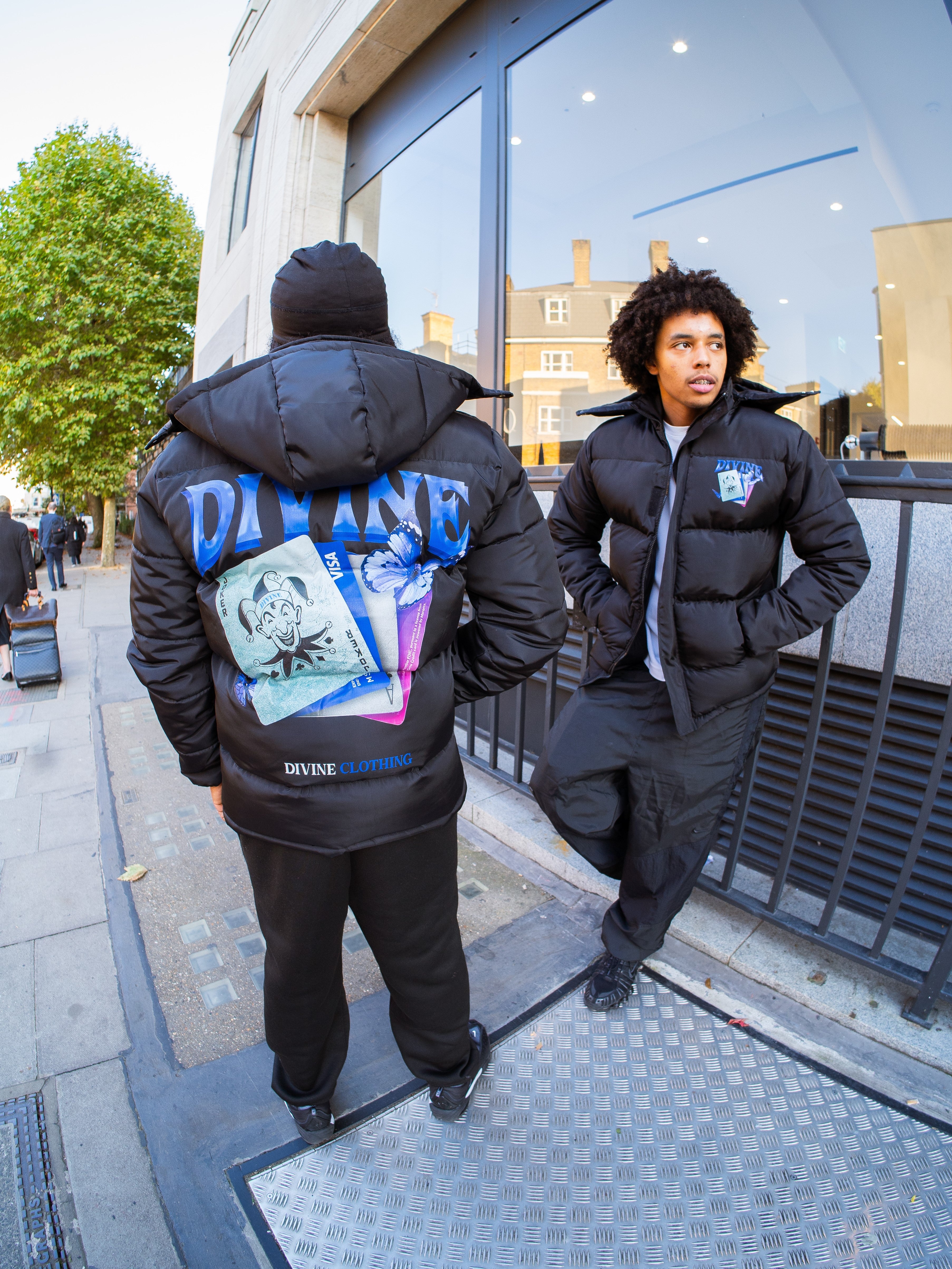 JOKER PUFFER JACKET - BLACK