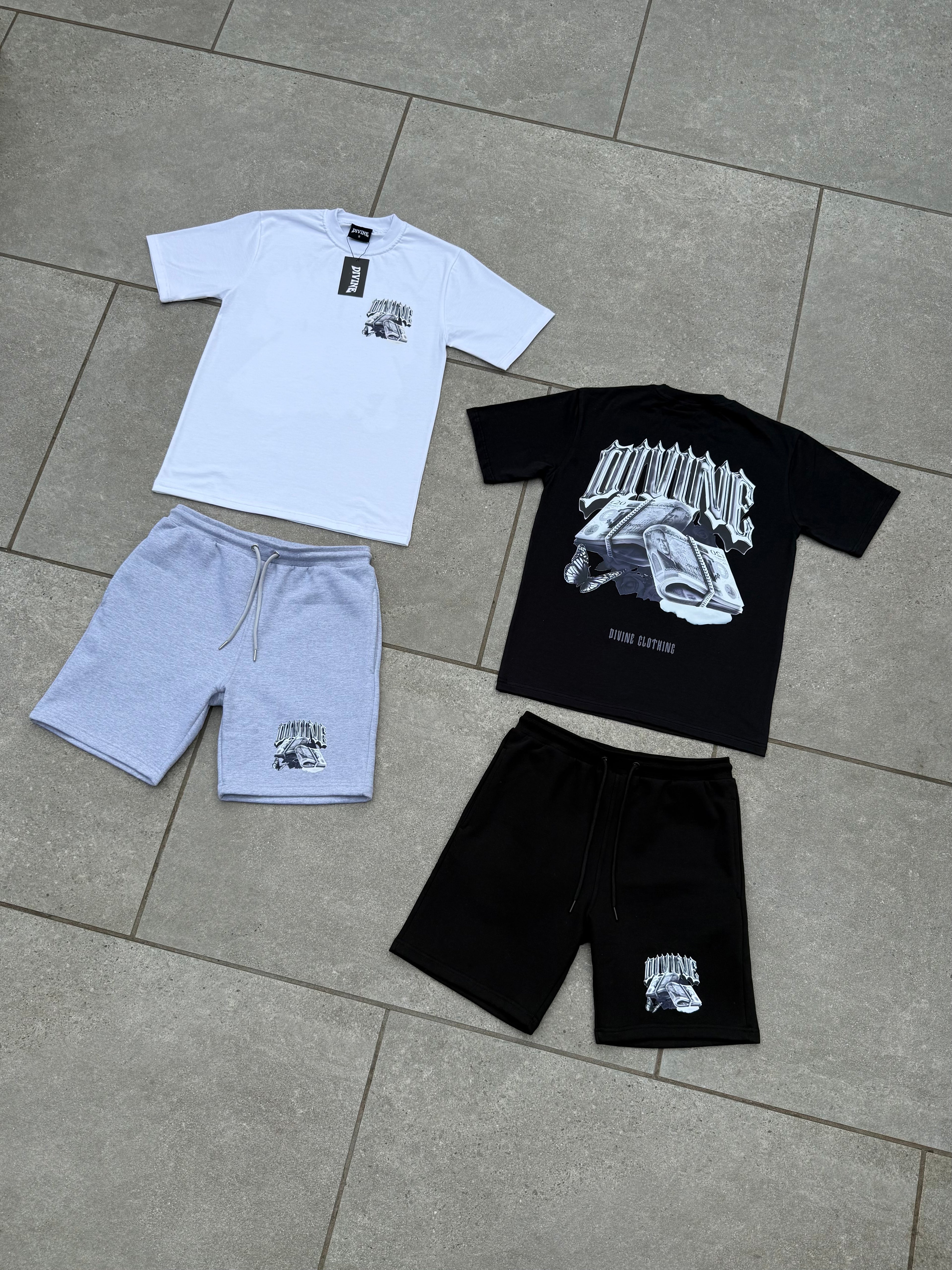 PINNACLE SHORTS SET - BLACK