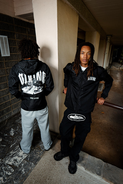 JACKPOT WINDBREAKER - BLACK