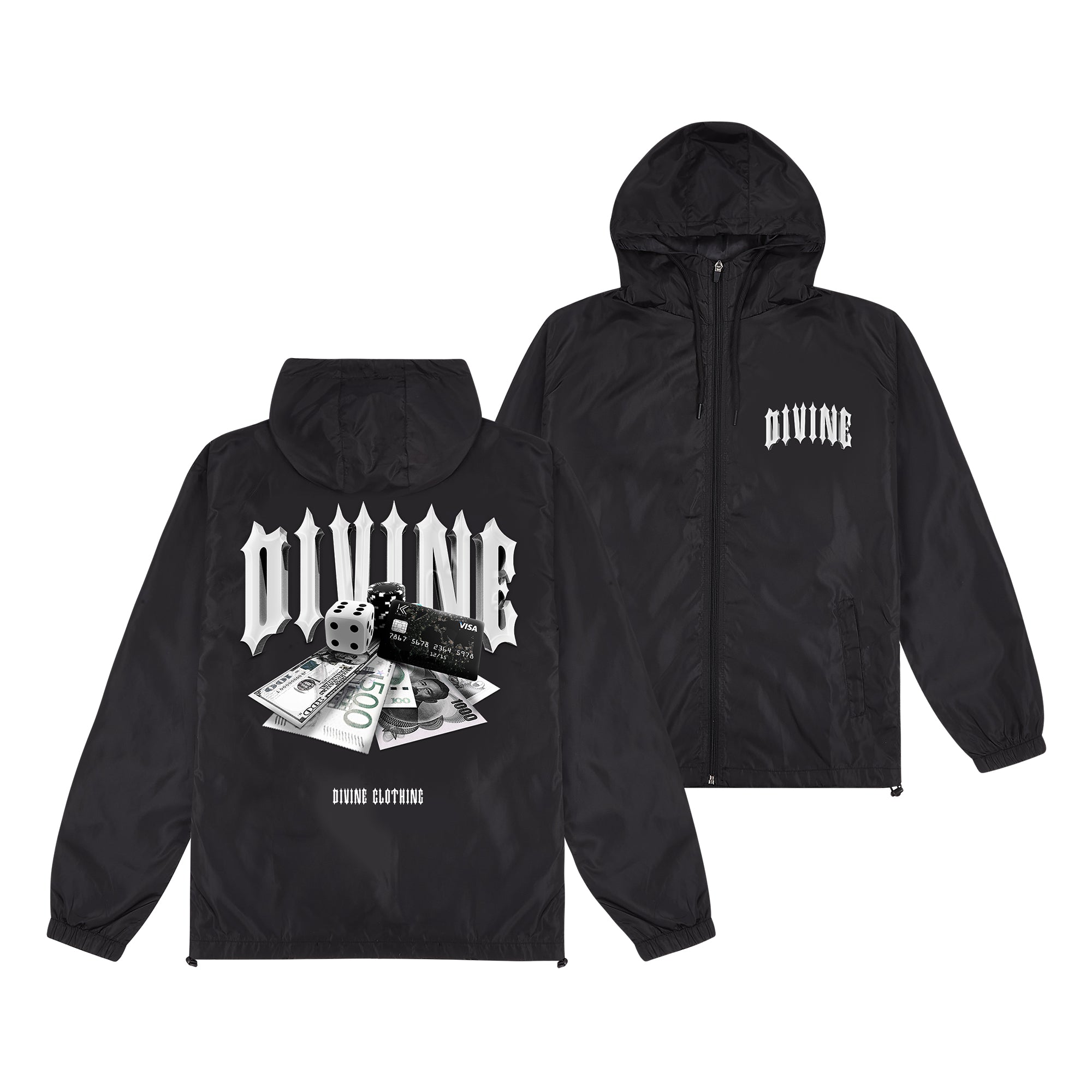 JACKPOT WINDBREAKER - BLACK