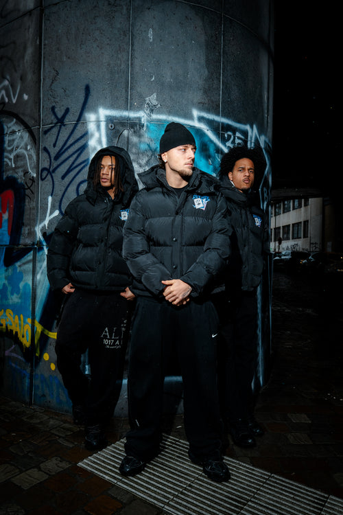 JOKER PUFFER JACKET - BLACK