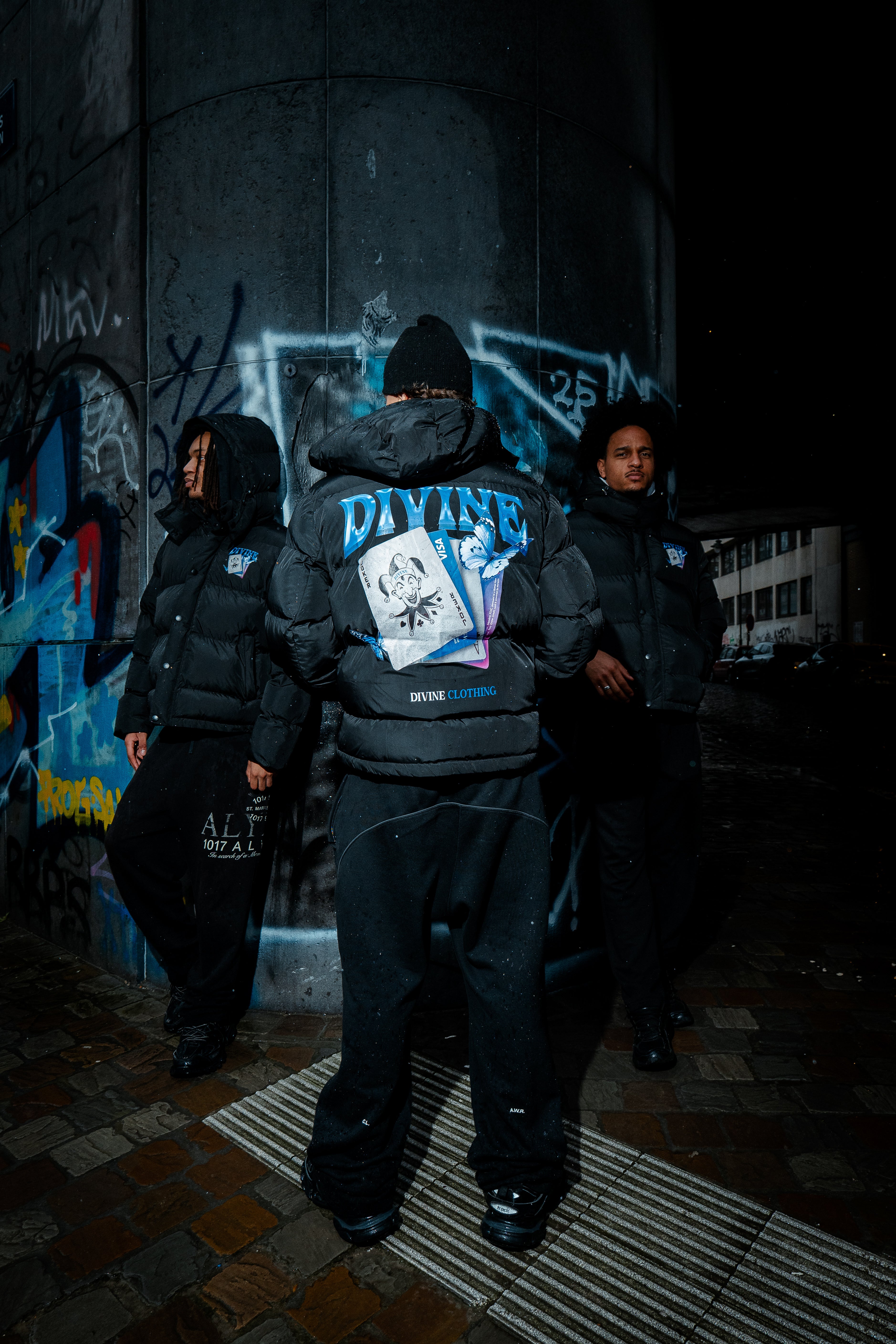 JOKER PUFFER JACKET - BLACK