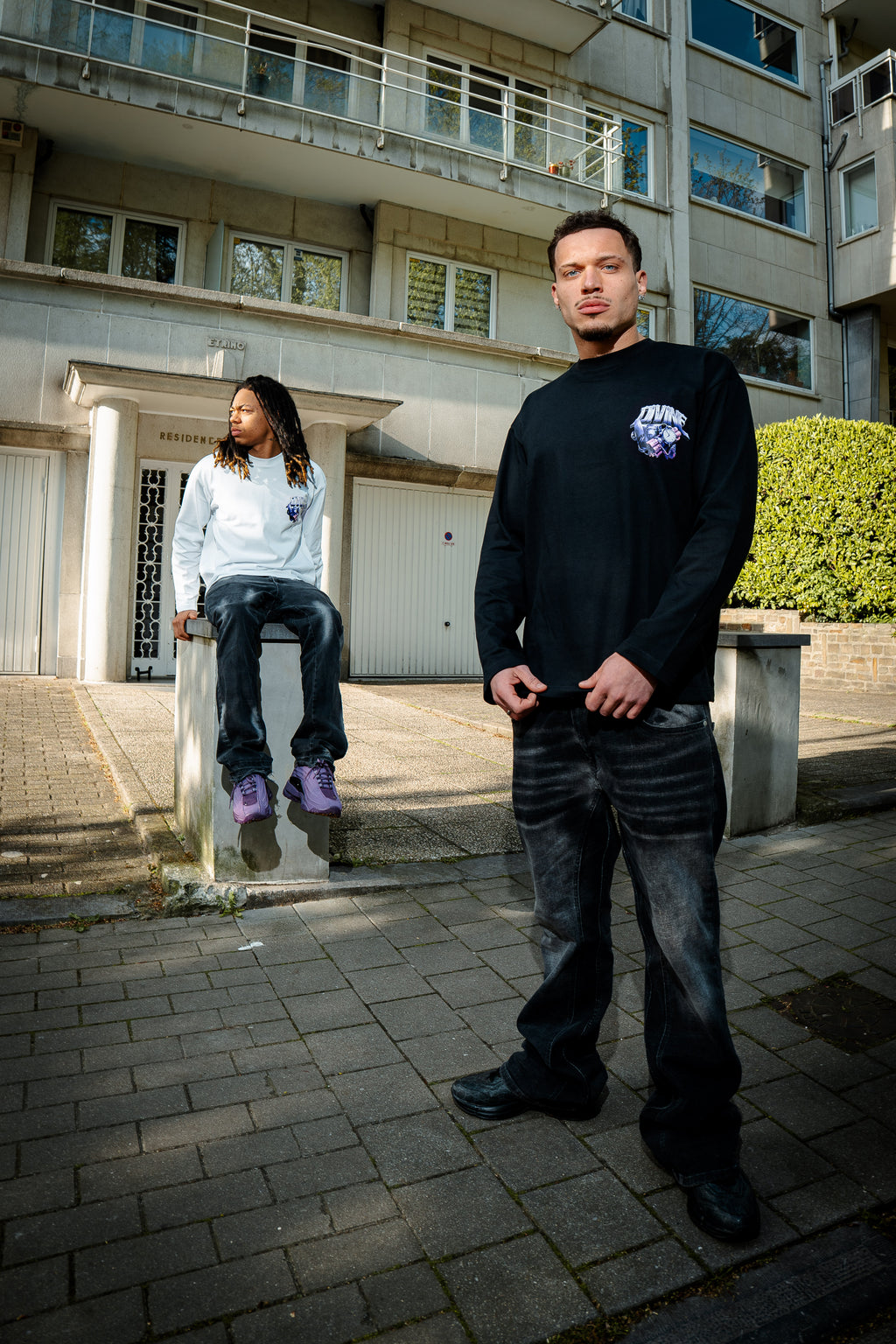 LIMITLESS LONG SLEEVE T SHIRT - BLACK