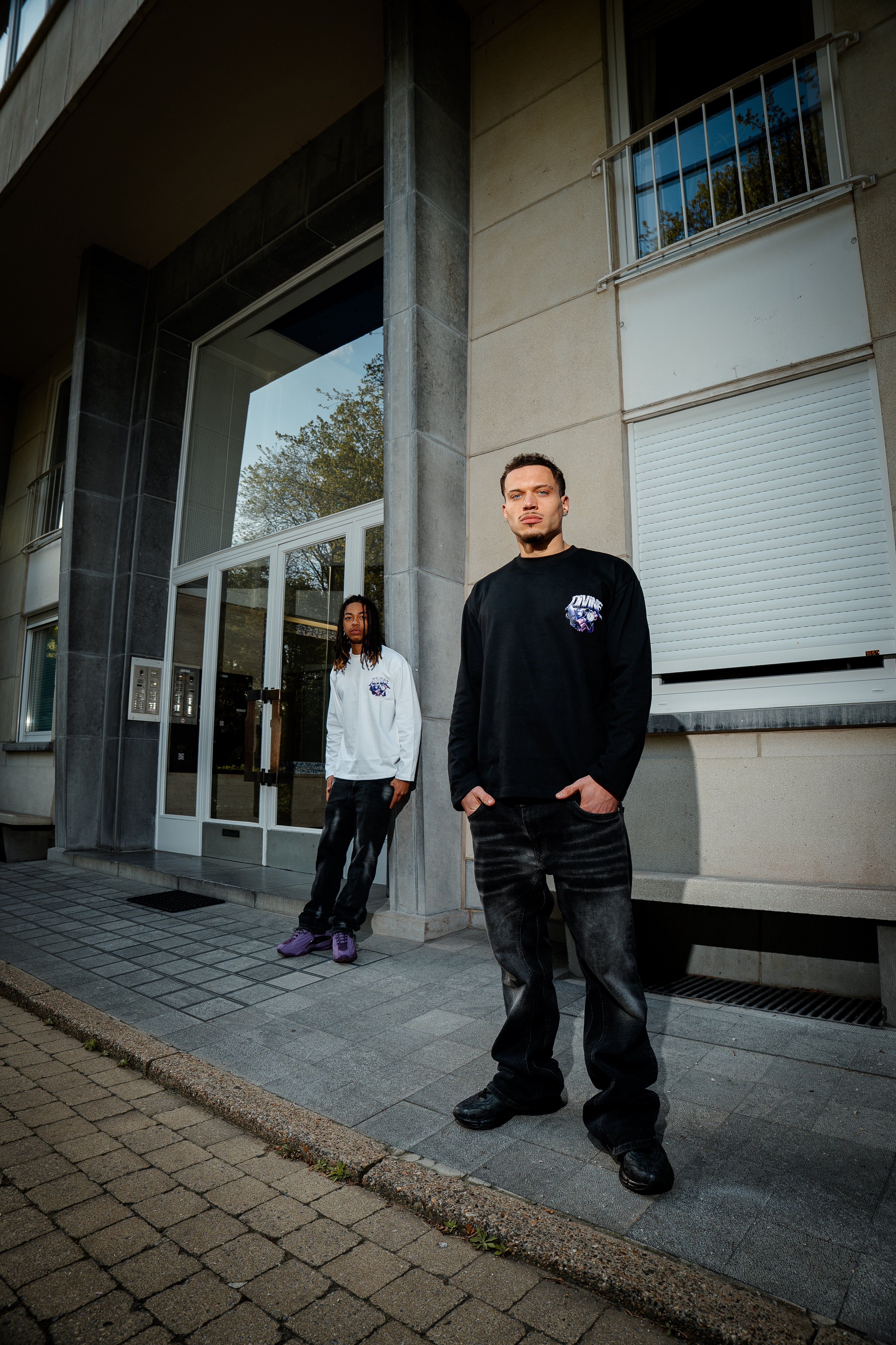 LIMITLESS LONG SLEEVE T SHIRT - BLACK