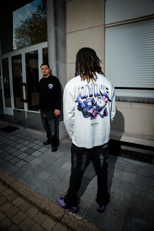 LIMITLESS LONG SLEEVE T SHIRT - WHITE