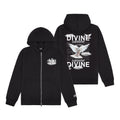 GUARDIAN ZIP UP HOODIE - BLACK
